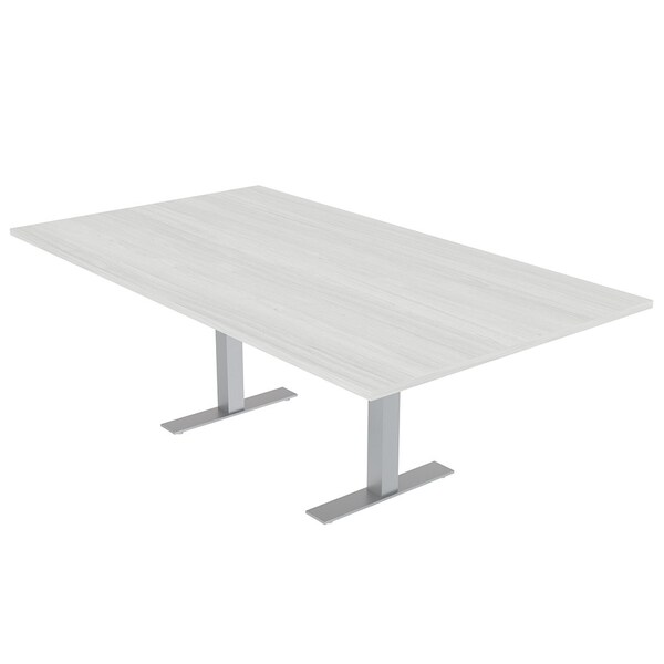 47.25 in W, 84 in L, 29 in H, Engineered Wood Top, White